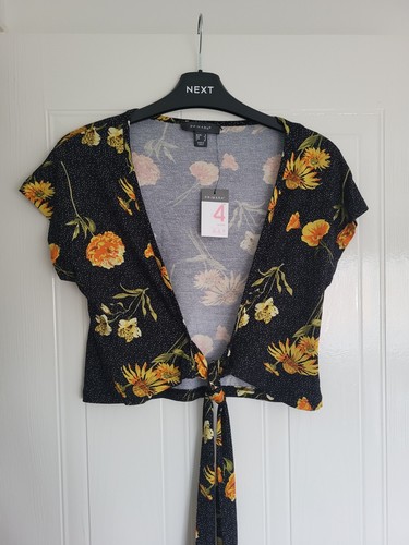 Primark black orange floral - orange,