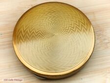 Gold Tone Guilloche-Vintage