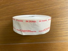 Setright Bus Ticket Machine Roll For OK Motor Services, Bishop Auckland