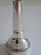 Denis Wick 4AL Large Bore Trombone Mouthpiece In Silverplate.
