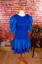 Vintage Original 1980s Blue