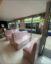 Restaurant booth seating - seating, set