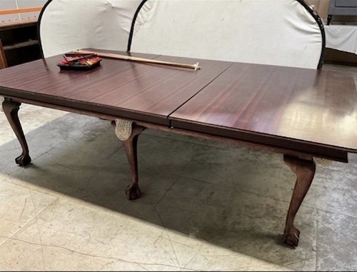 9ft mahogany snooker dining - 9ft,