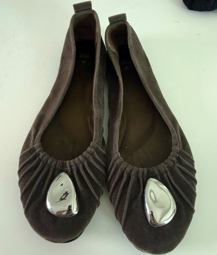 Zara suede ballet - suede,