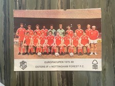 Osters v Nottingham Forest, European Cup, 1979/80 (Winners)