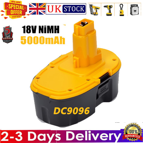 18v 0ah battery for dewalt - 5.0ah,