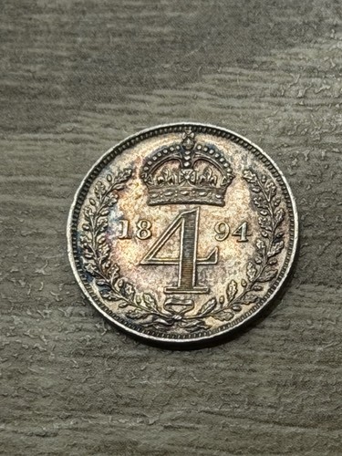 Victoria maundy fourpence - victoria,,