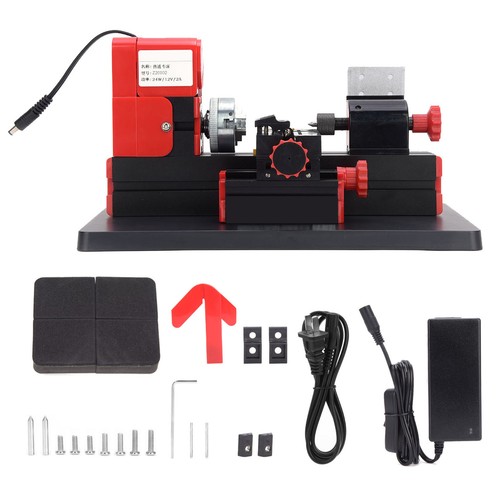 Mini motorized lathe machine - lathe,