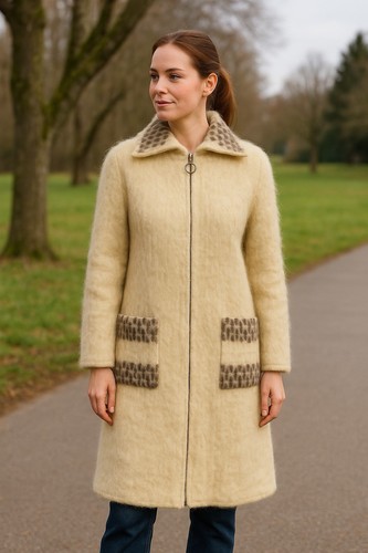 Vintage icewool coat ivory - icewool,