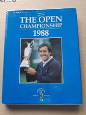 SEVE BALLESTEROS GOLF LEGEND HAND-SIGNED 1988 BRITISH OPEN OFFICIAL ANNUAL