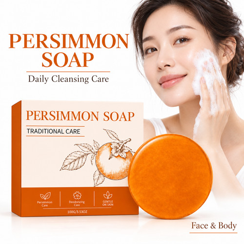 Persimmon soap bar - persimmon, for