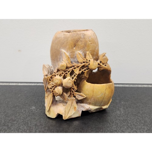 Carved soapstone chinese - carved,