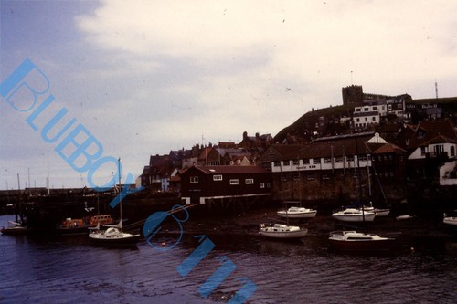 Whitby 1980 harbour boats - whitby,