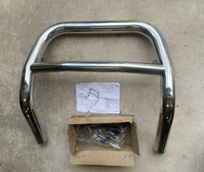 LAND ROVER DISCOVERY SERIES 2 FRONT BASH BULLBAR A-BAR NUDGE BAR CHROME