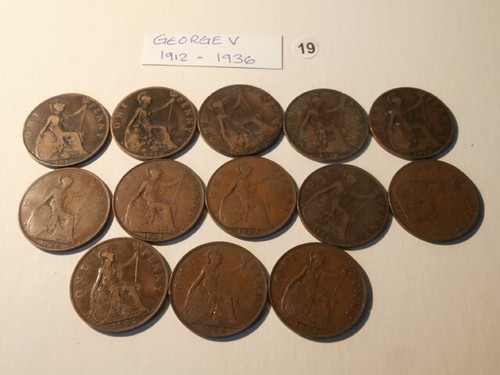 Vintage king george coins - king,