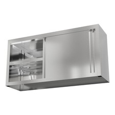 4/5ft Commercial Stainless Steel Kitchen Wall Cabinet Food Storage Cupboard Unit