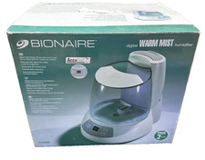 Bionaire BWM8305 Digital Warm-Mist Humidifier (AccuSet™ Hygrostat) – White/Blue