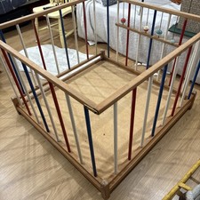 Vintage colourful wooden