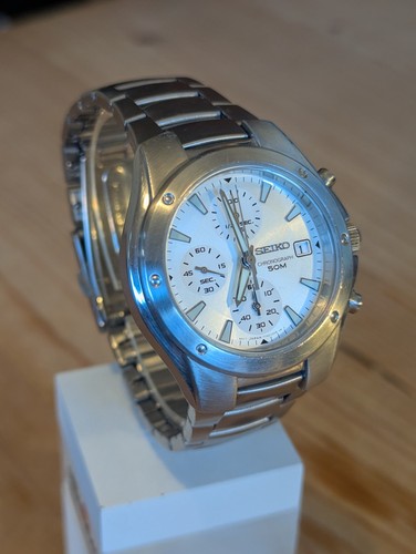 Seiko men chronograph - men's,