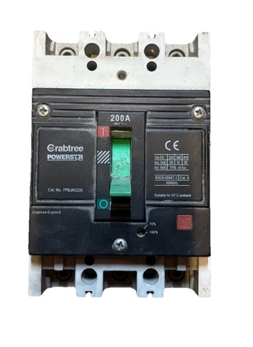 Crabtree powerstar 200a mccb - powerstar,
