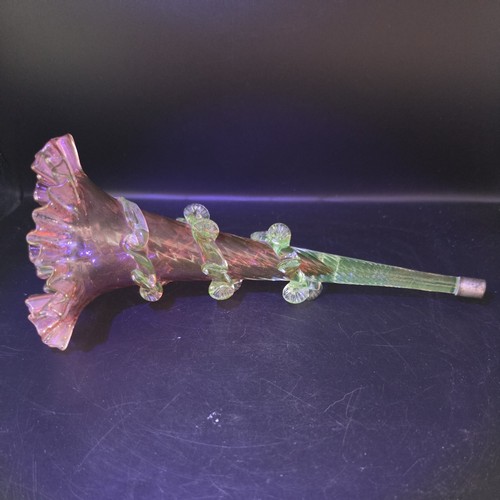 Cranberry and uranium glass - cranberry,