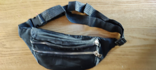Lightweight black bum - bum, bag-