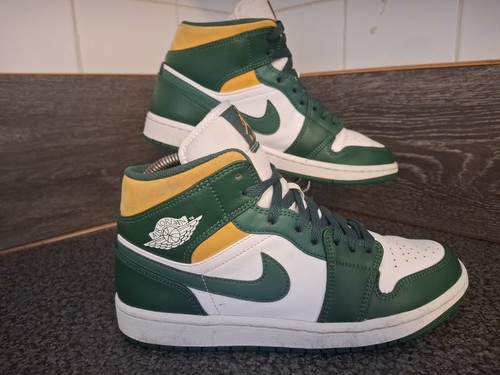 Nike air jordan mid - 1, pine