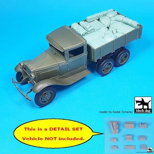 Black dog stowage - dog, 1/35