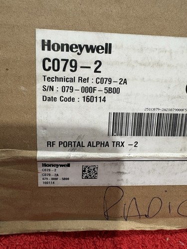 Honeywell c079 portal - rf,