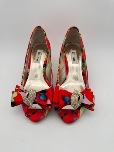 Dune diamante bow floral - diamante,
