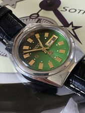 VINTAGE SS GREEN DIAL RICOH