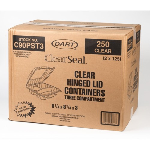 Dart clearseal 3 compartment - -,