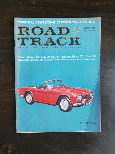 Road track october 1961 - &,