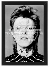DAVID BOWIE SIGNED PHOTO PRINT