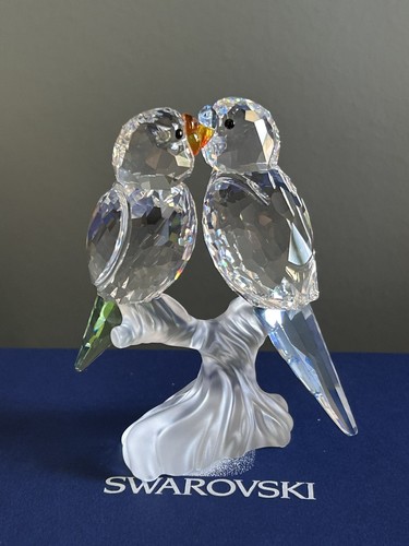 Swarovski budgies blue green - swarovski,