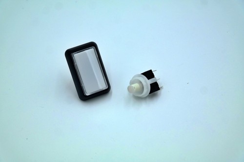 10x rectangle push button with - push,