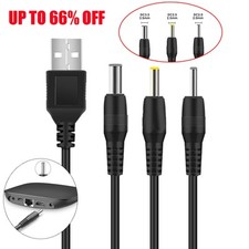 USB A to 2.0-3.5mm Barrel Jack Male DC 5V power charger plug adapter cable lead