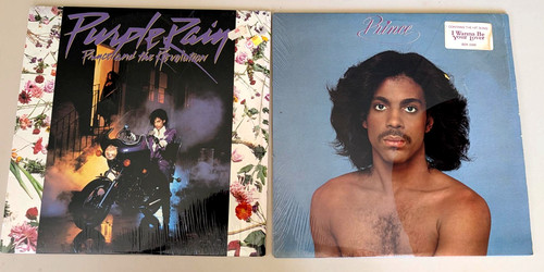 Lot prince vinyl purple - 2, vinyl: