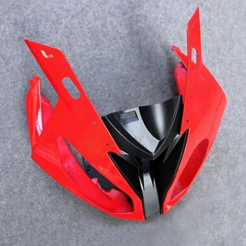 Red motorcycle upper - motorcycle, front