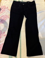 Black Flared Jeans, Bootcut, from NEXT, Size 16 Reg, Mid Rise
