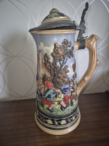 German beer stein - tankard, with