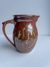 Vintage studio pottery brown