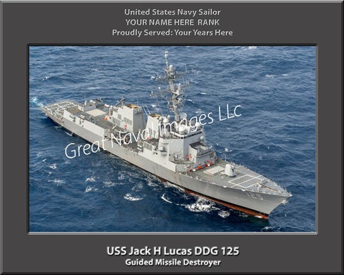 Uss jack lucas - uss, h