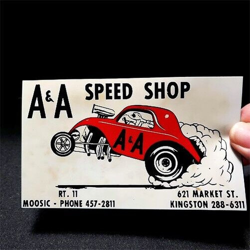 Speed shop vintage style - a&a,