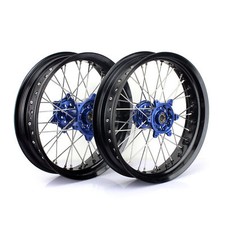 17" Supermoto Spoked Wheel Set