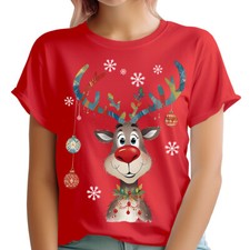 Festive Reindeer Cartoon