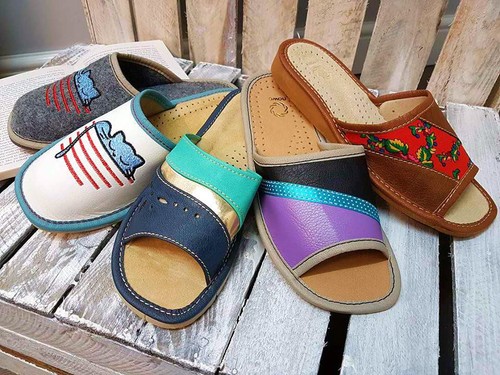 Women eco leather felt - leather&,