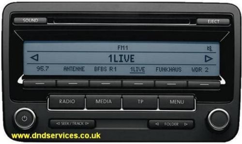 Refurbished stereo radio - vw,
