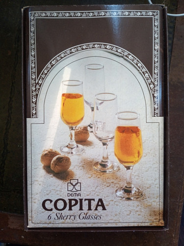 Dema copita sherry - sherry, glasses