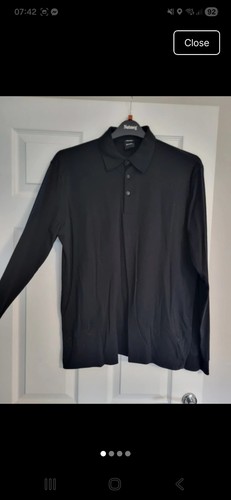 Mens long sleeve - mens, black